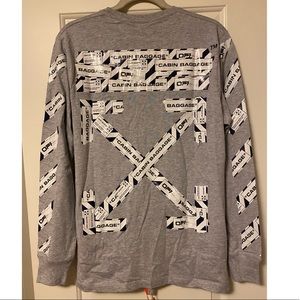 Off-Whit Airport Tape Shirt